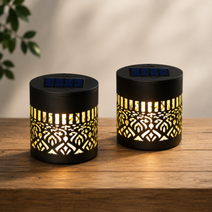 Solarna Lampa Mandala – zestaw 2, 4 lub 6 sztuk